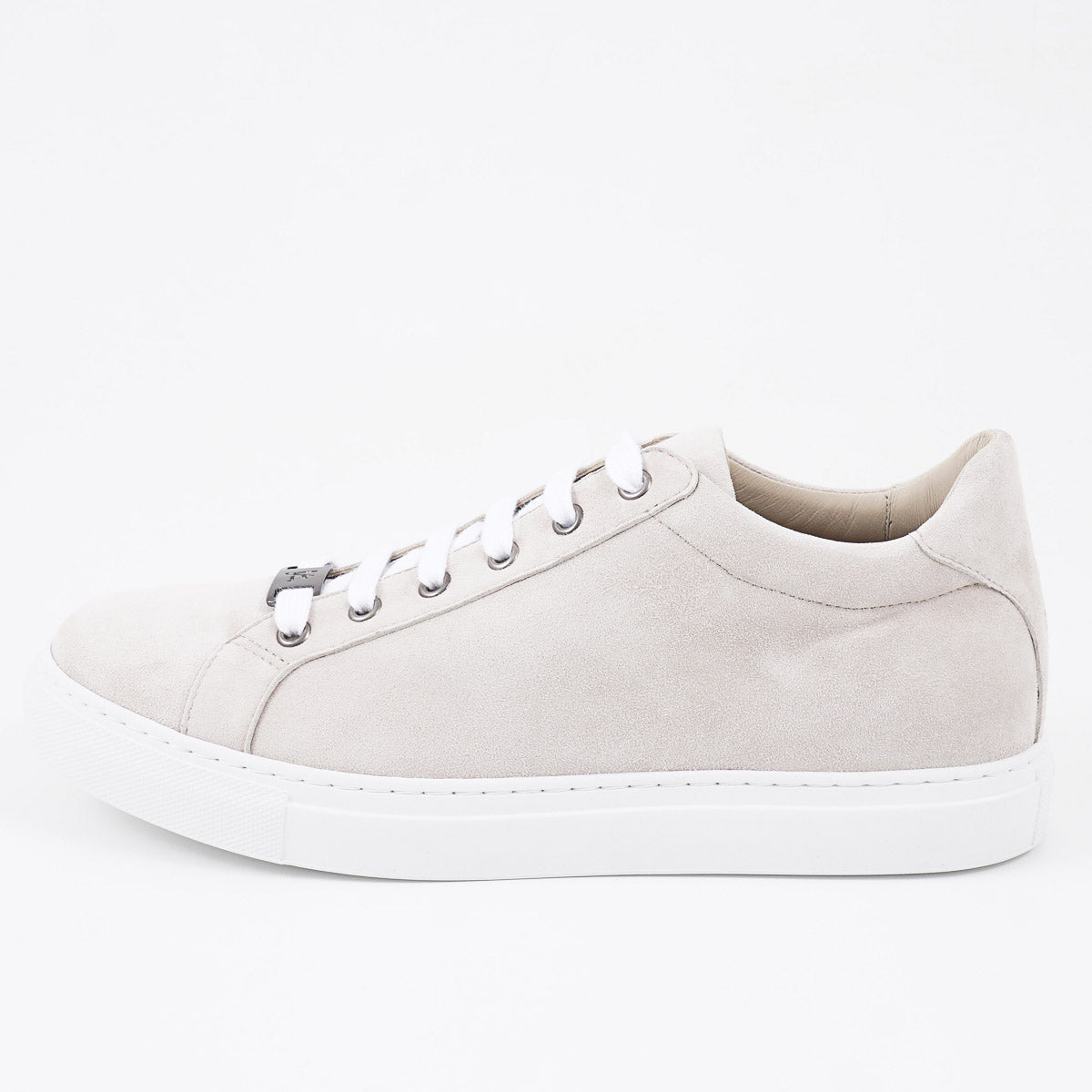 Isaia Soft Suede Low-Top Sneaker