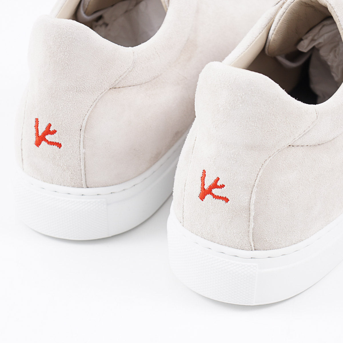 Isaia Soft Suede Low-Top Sneaker