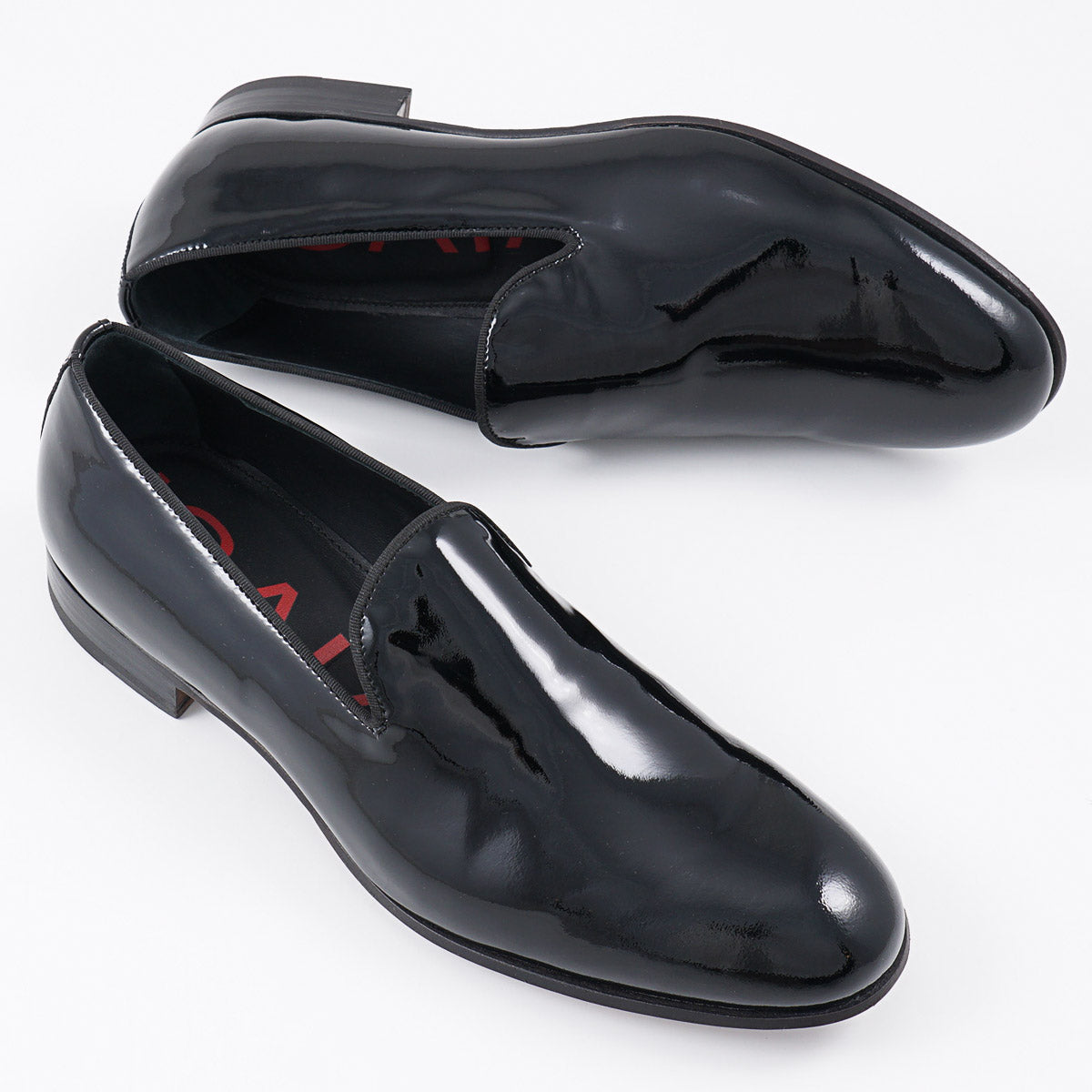 Isaia Patent Leather Formal Loafer