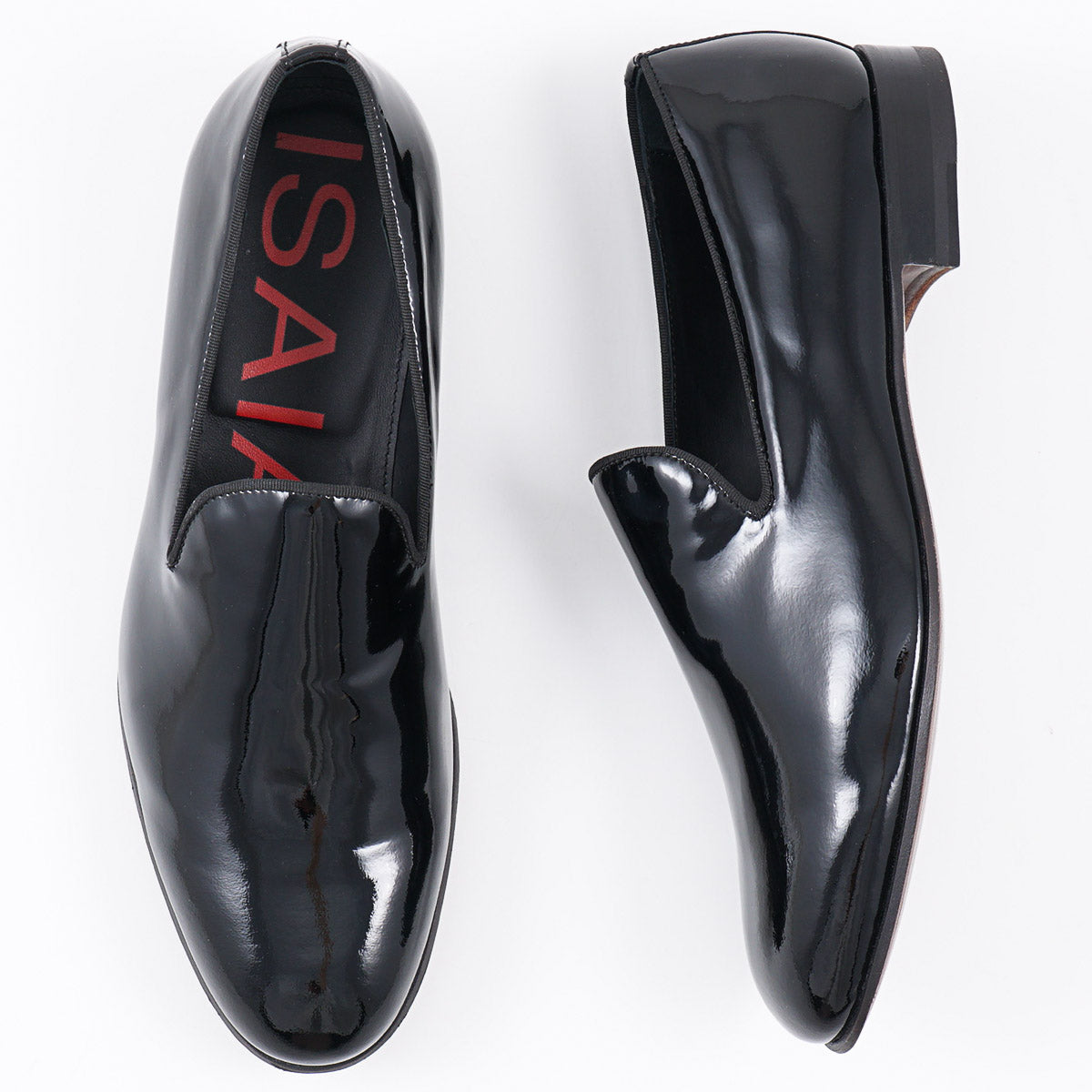 Isaia Patent Leather Formal Loafer
