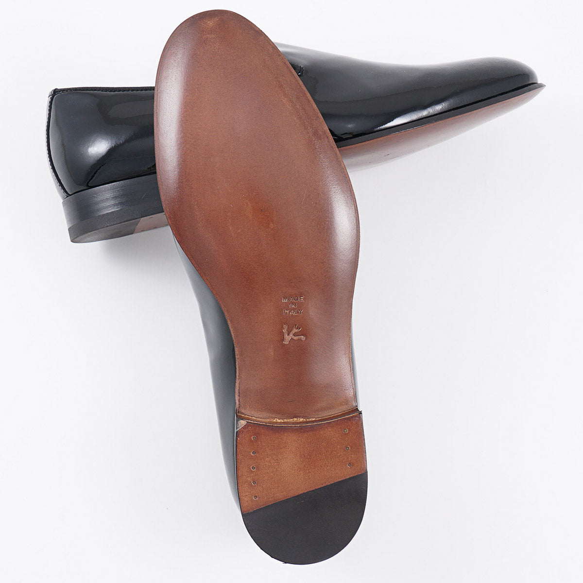 Isaia Patent Leather Formal Loafer