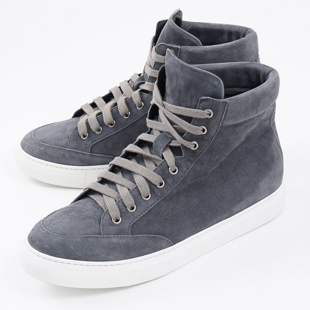 Isaia Soft Suede High-Top Sneaker