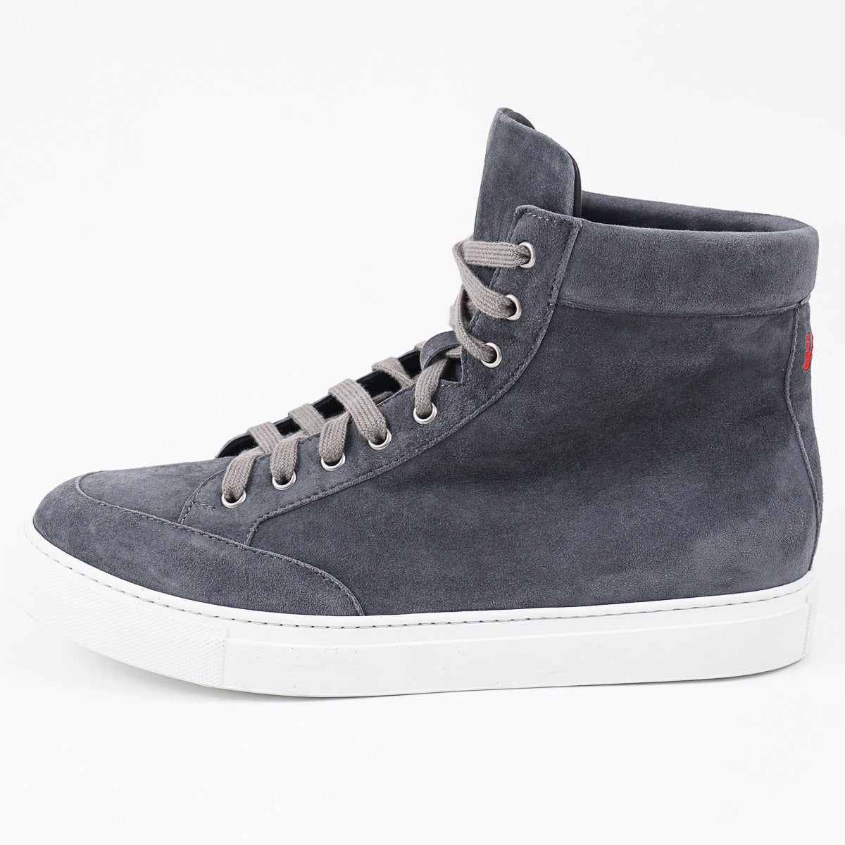 Isaia Soft Suede High-Top Sneaker