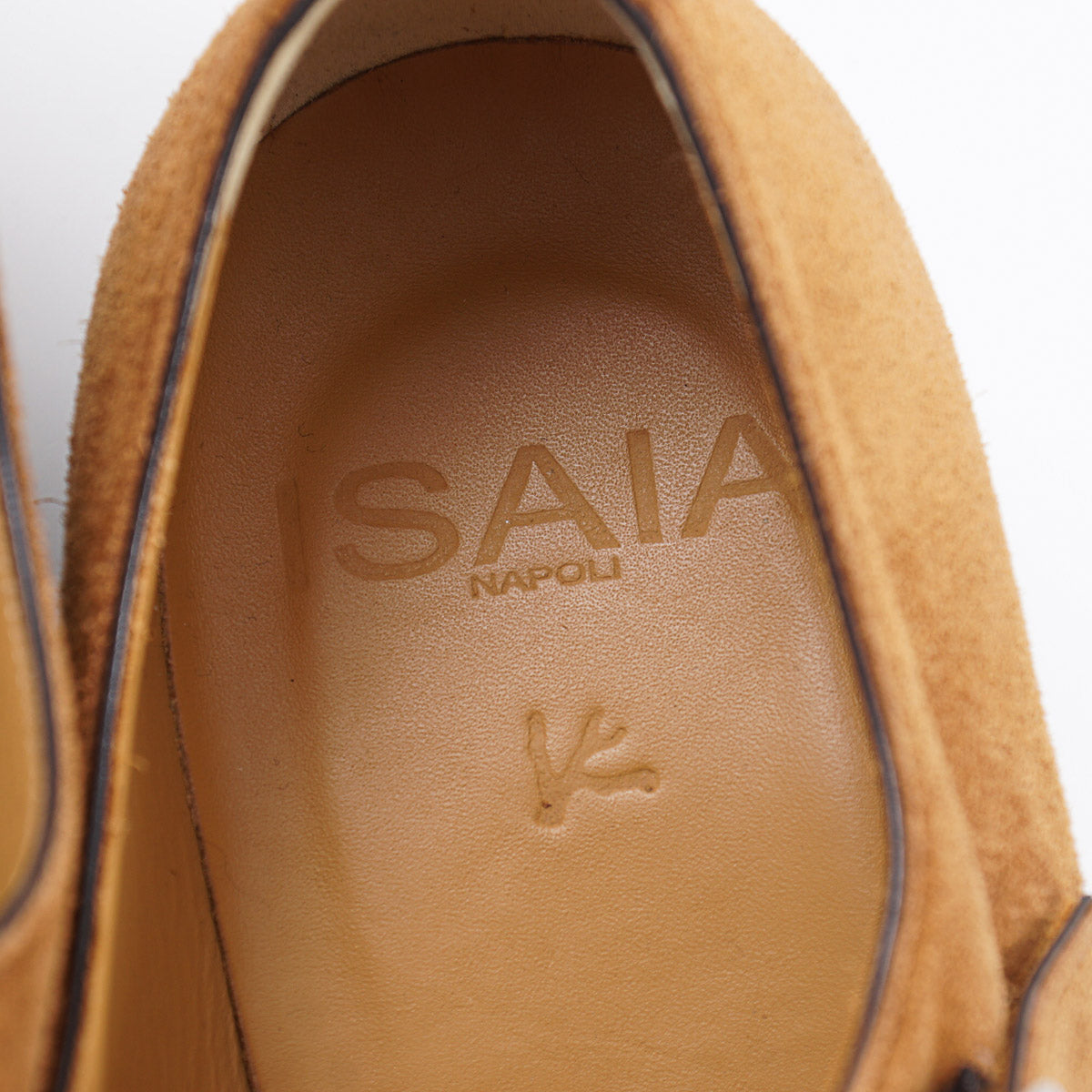Isaia Suede Double Monk Strap