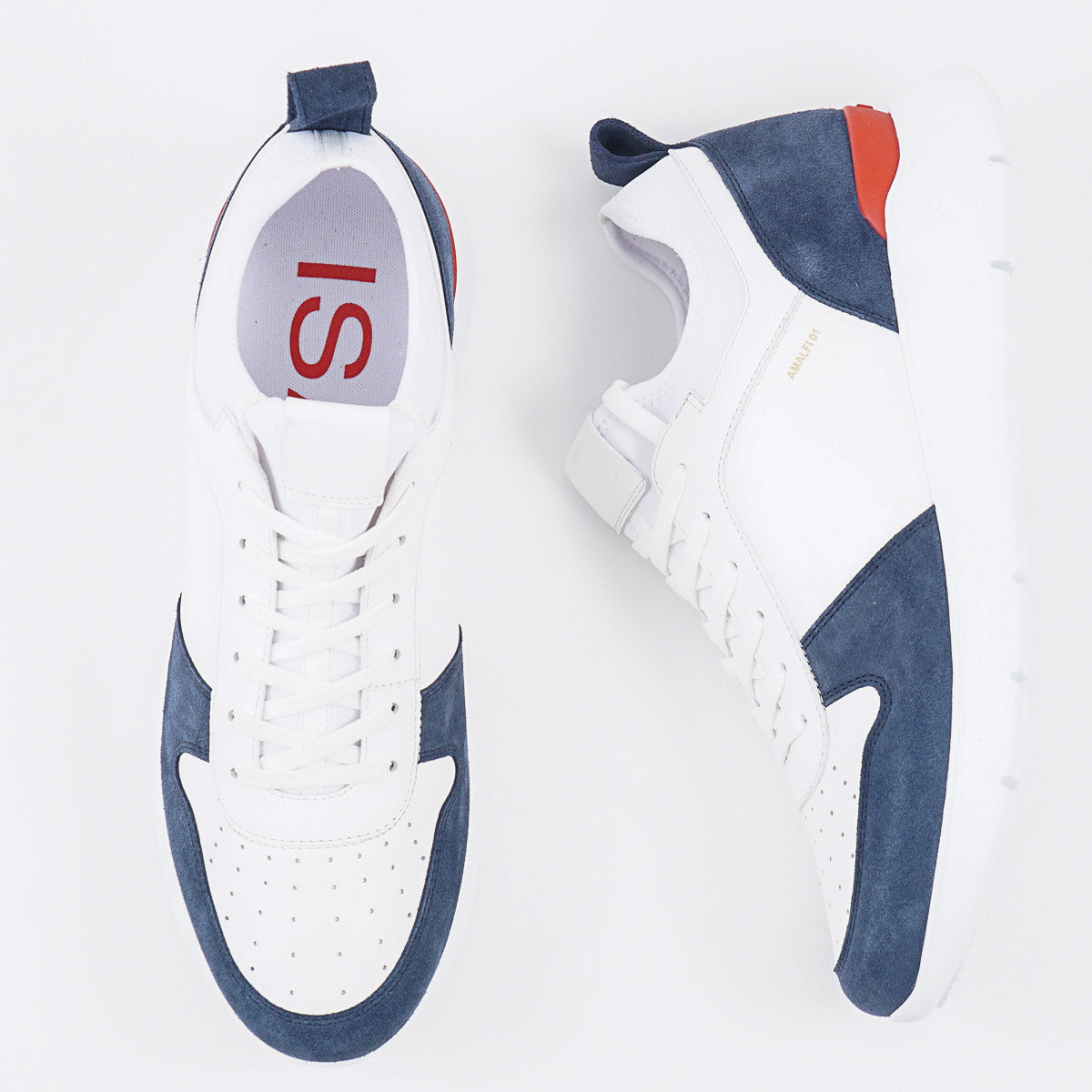 Isaia 'Amalfi' Leather Runner Sneakers