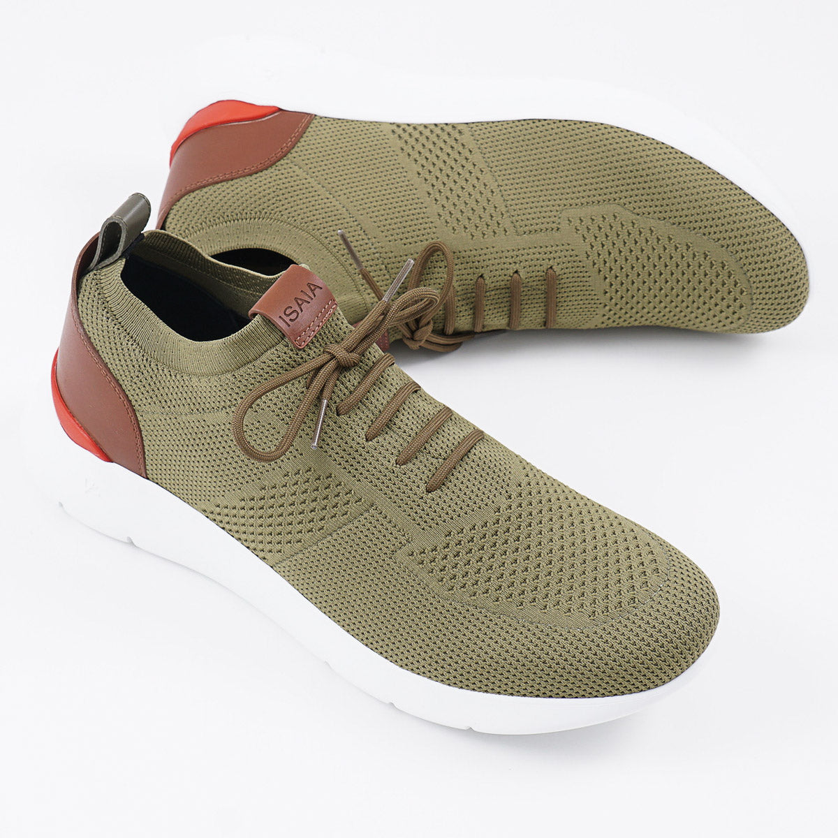 Isaia Lightweight Knit Runner Sneakers