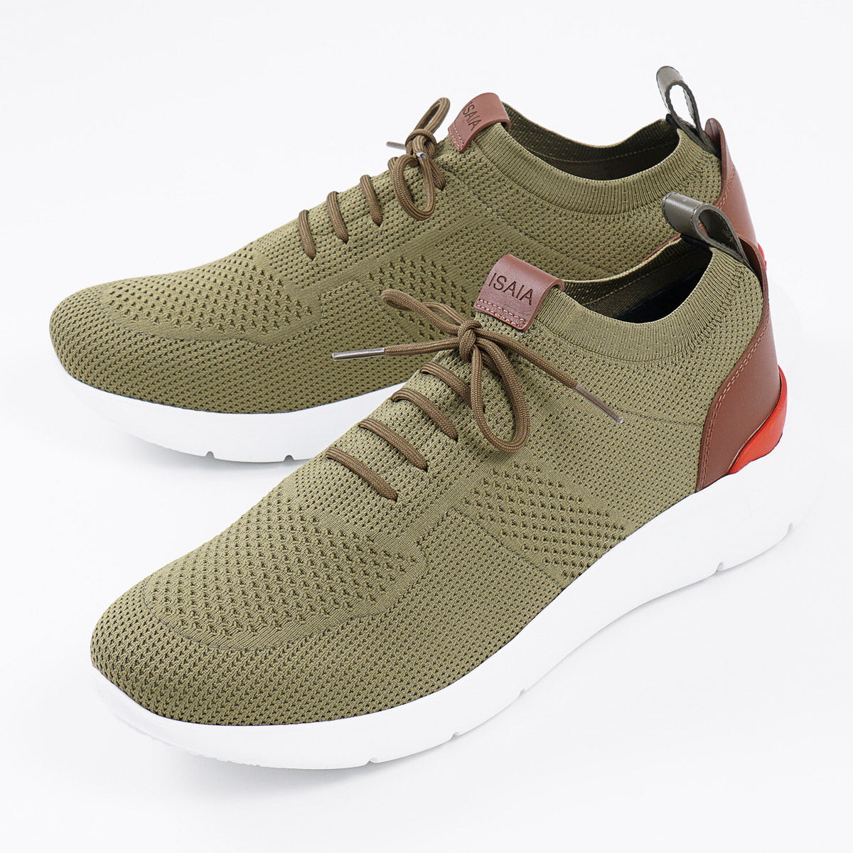 Isaia Lightweight Knit Runner Sneakers