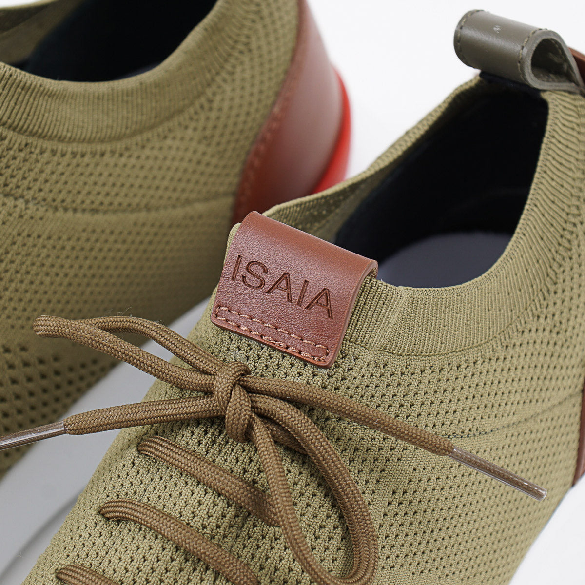 Isaia Lightweight Knit Runner Sneakers