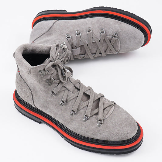 Isaia Calf Suede Hiking Boots