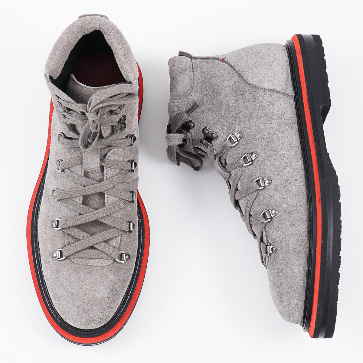 Isaia Calf Suede Hiking Boots