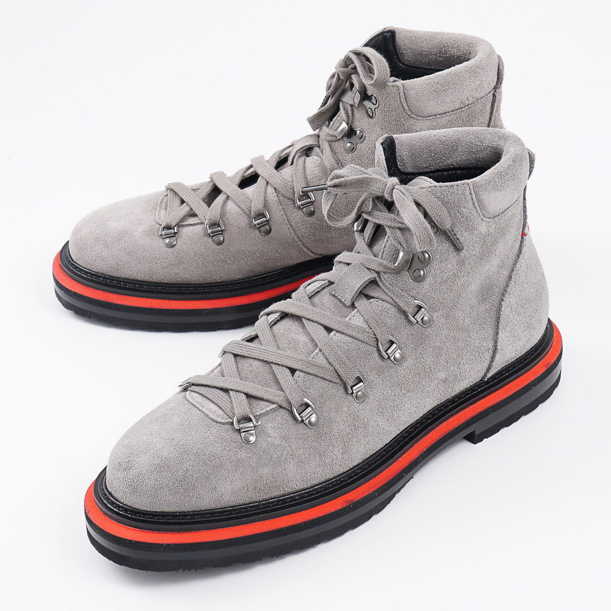 Isaia Calf Suede Hiking Boots