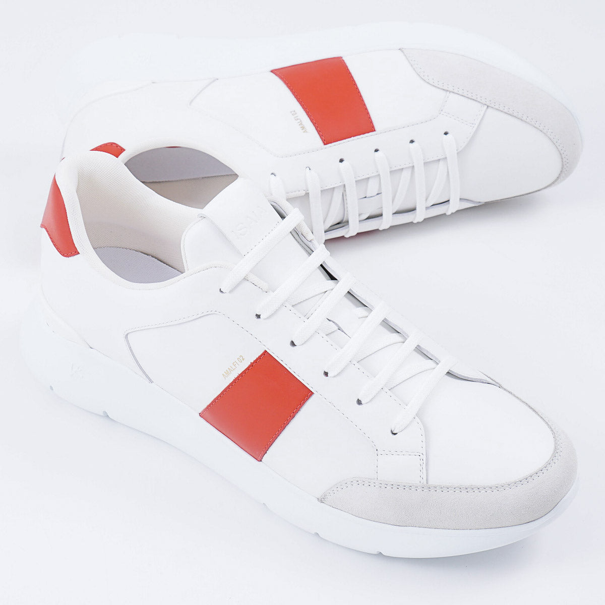 Isaia 'Amalfi' Leather Runner Sneakers