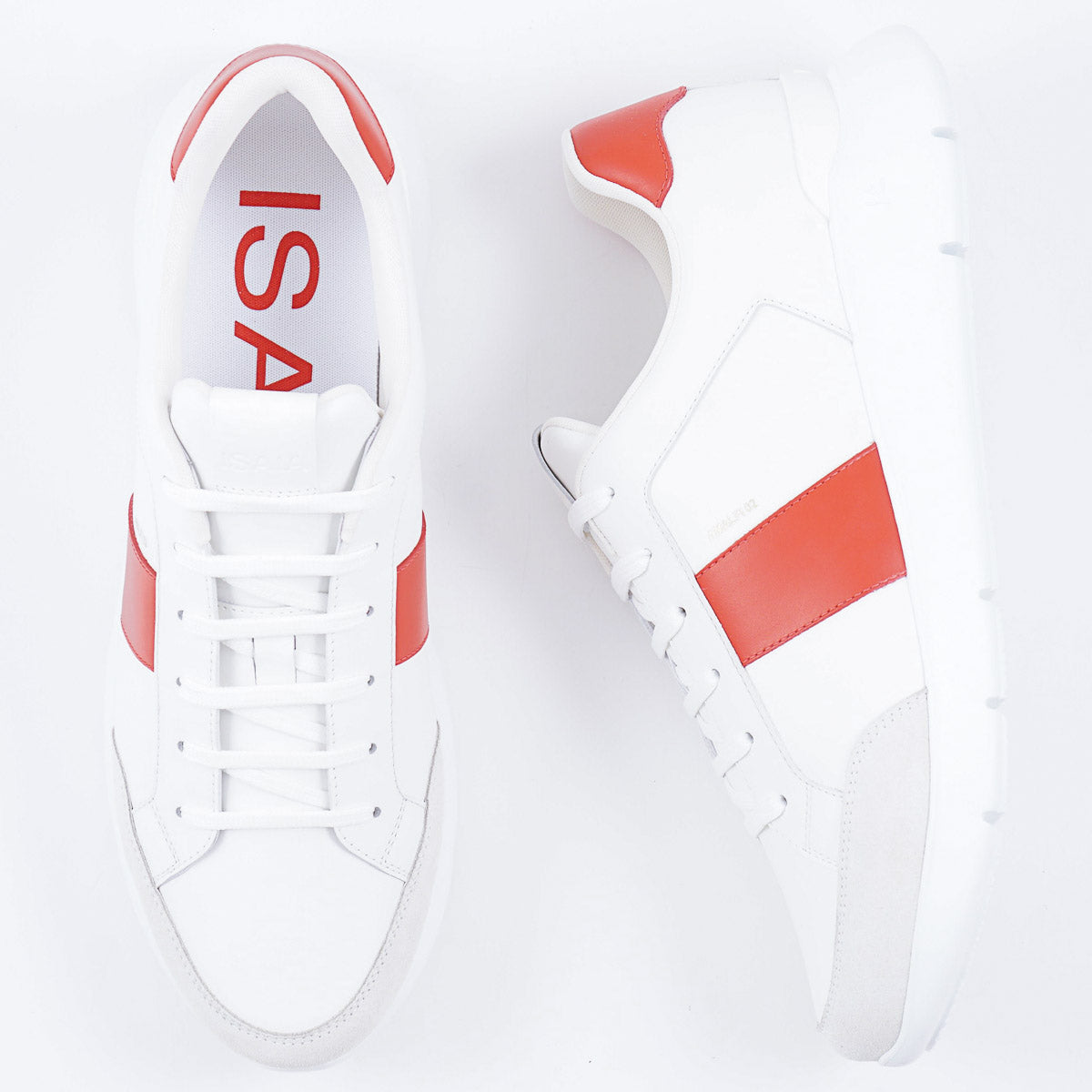 Isaia 'Amalfi' Leather Runner Sneakers