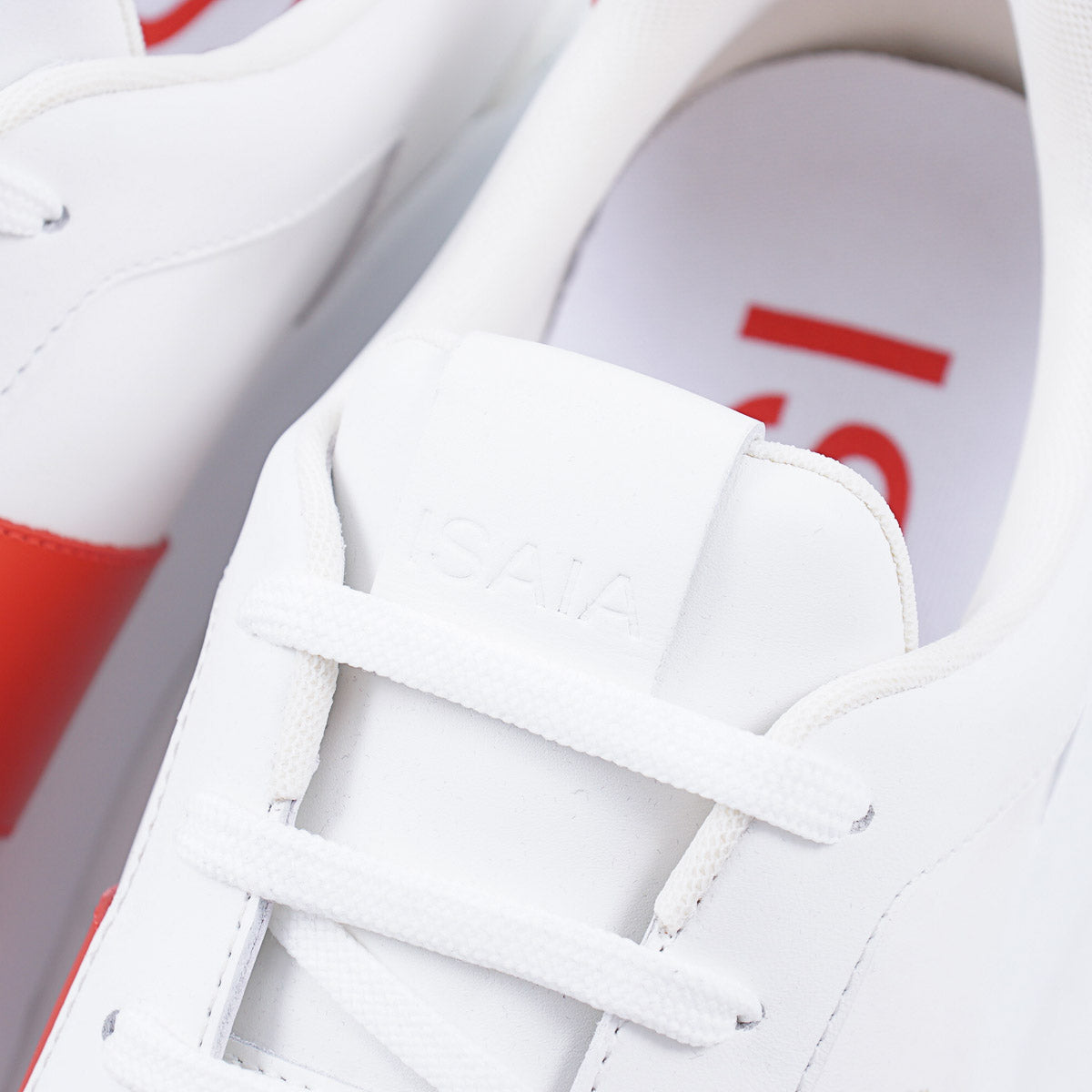 Isaia 'Amalfi' Leather Runner Sneakers