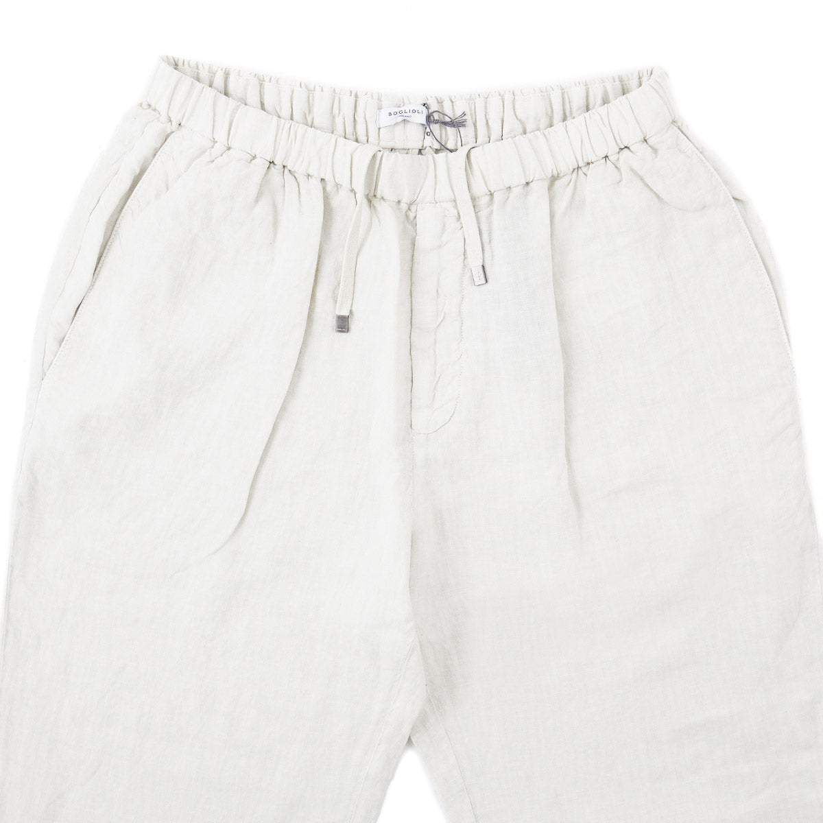 Boglioli Linen Pants with Drawstring Waist - Top Shelf Apparel