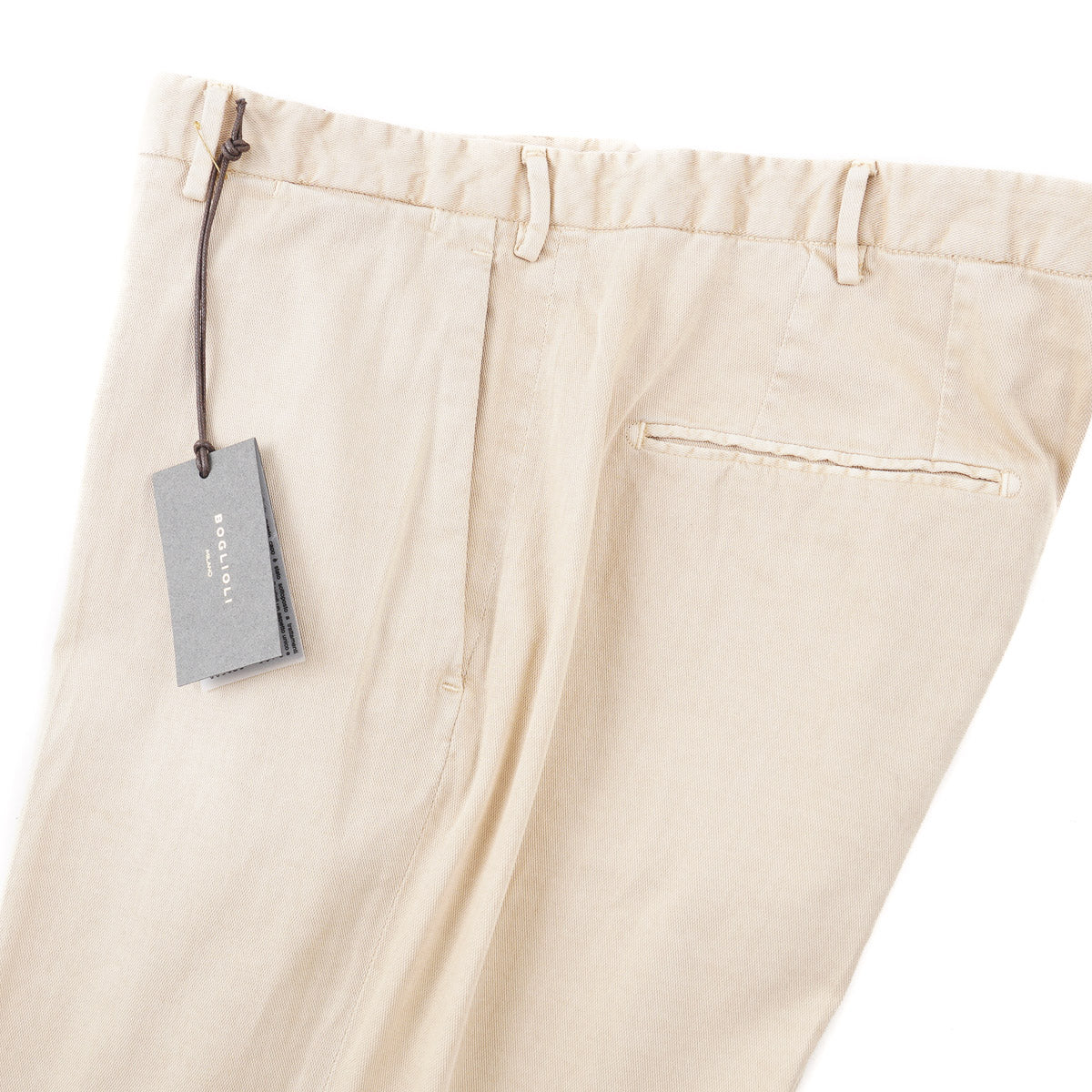 Boglioli Tailored-Fit Woven Cotton Pants - Top Shelf Apparel