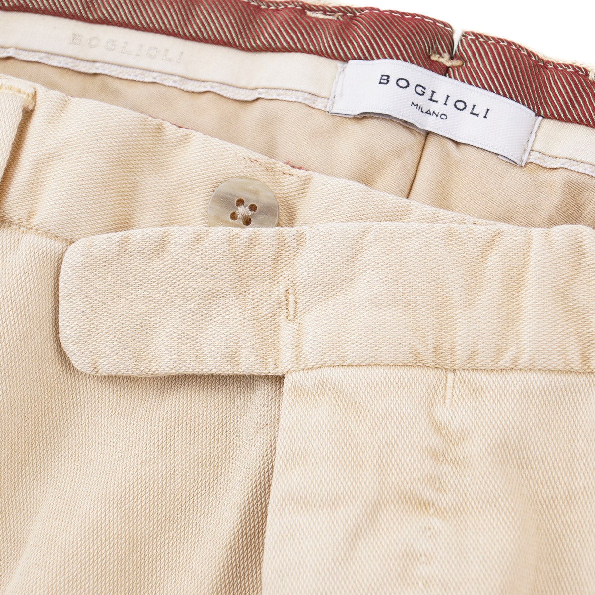 Boglioli Tailored-Fit Woven Cotton Pants - Top Shelf Apparel