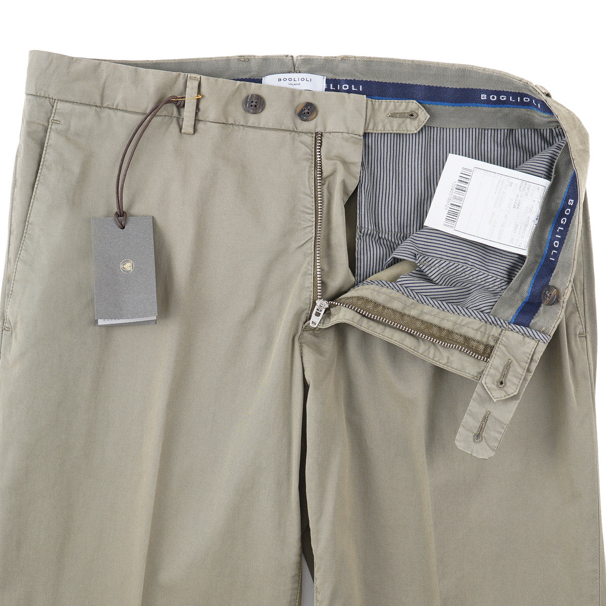 Boglioli Regular-Fit Washed Cotton Pants - Top Shelf Apparel