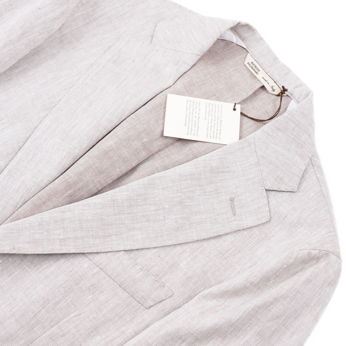 Maurizio Baldassari Linen-Silk 'Soft Jacket' - Top Shelf Apparel