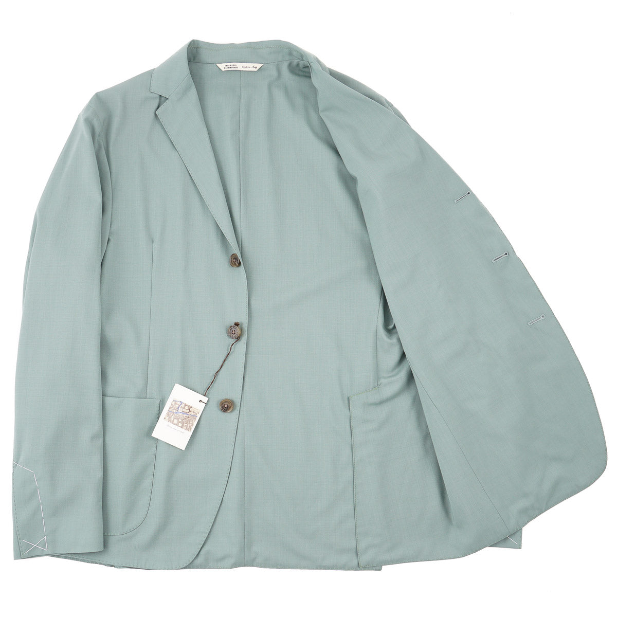 美品 MAURIZIO BALDASSARI テーラードジャケット 46 M Soft 2-Button Blazer in Dark Blue | Maurizio Baldassari