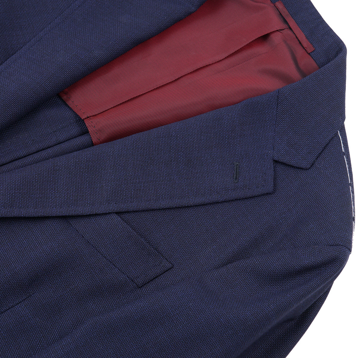 Stile Latino Woven Hopsack Wool Blazer - Top Shelf Apparel