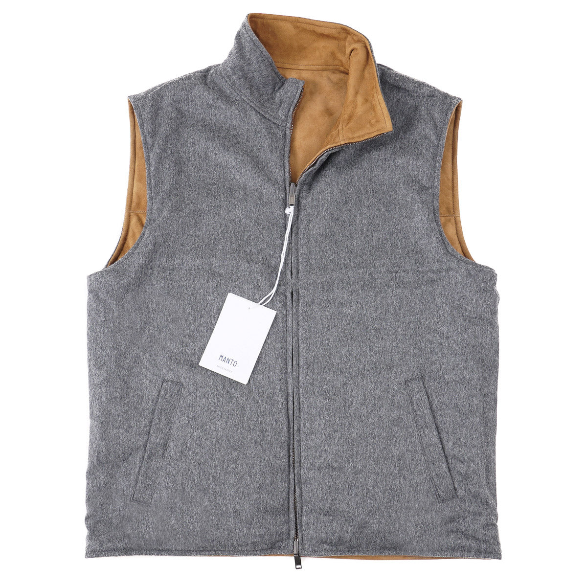 Manto Reversible Lambskin Suede Vest - Top Shelf Apparel