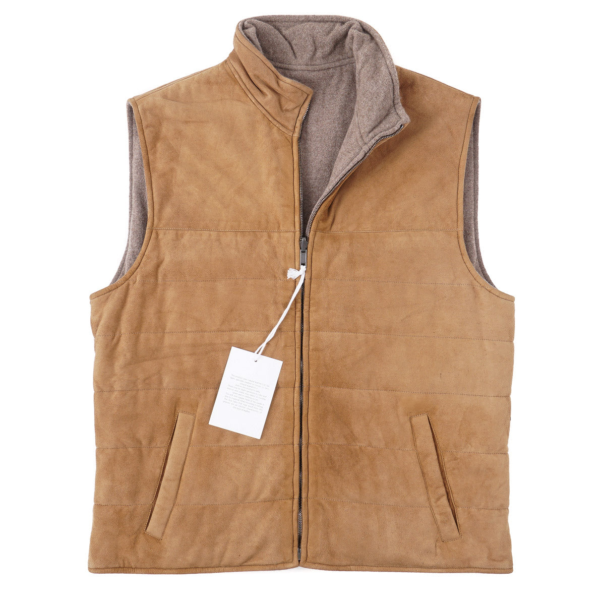 Manto Reversible Lambskin Suede Vest - Top Shelf Apparel