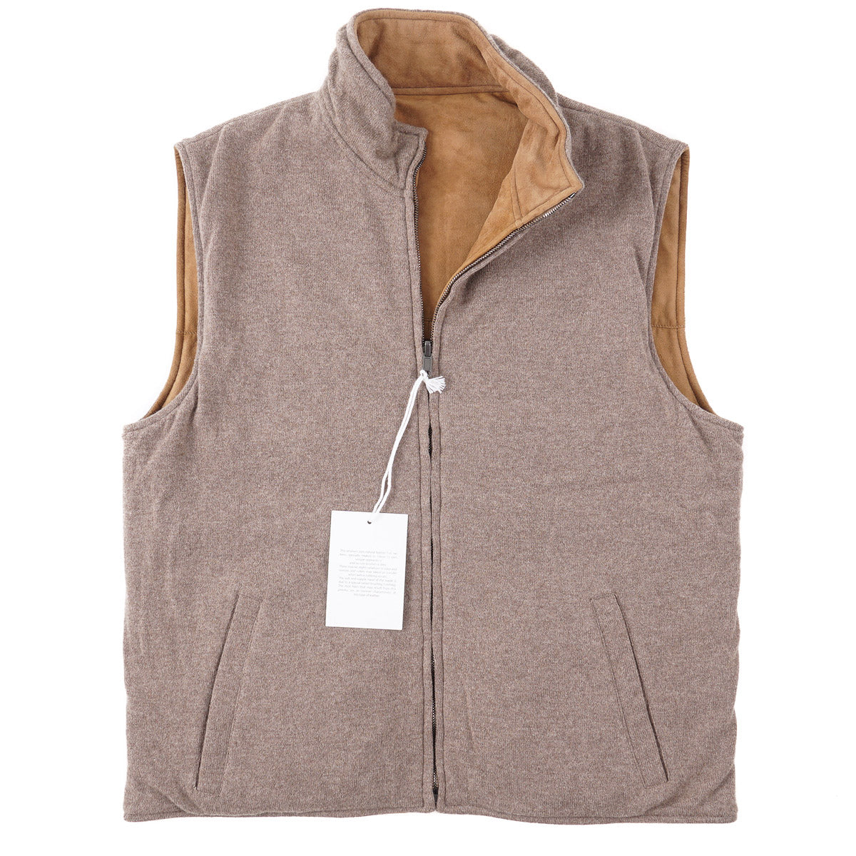 Manto Reversible Lambskin Suede Vest - Top Shelf Apparel