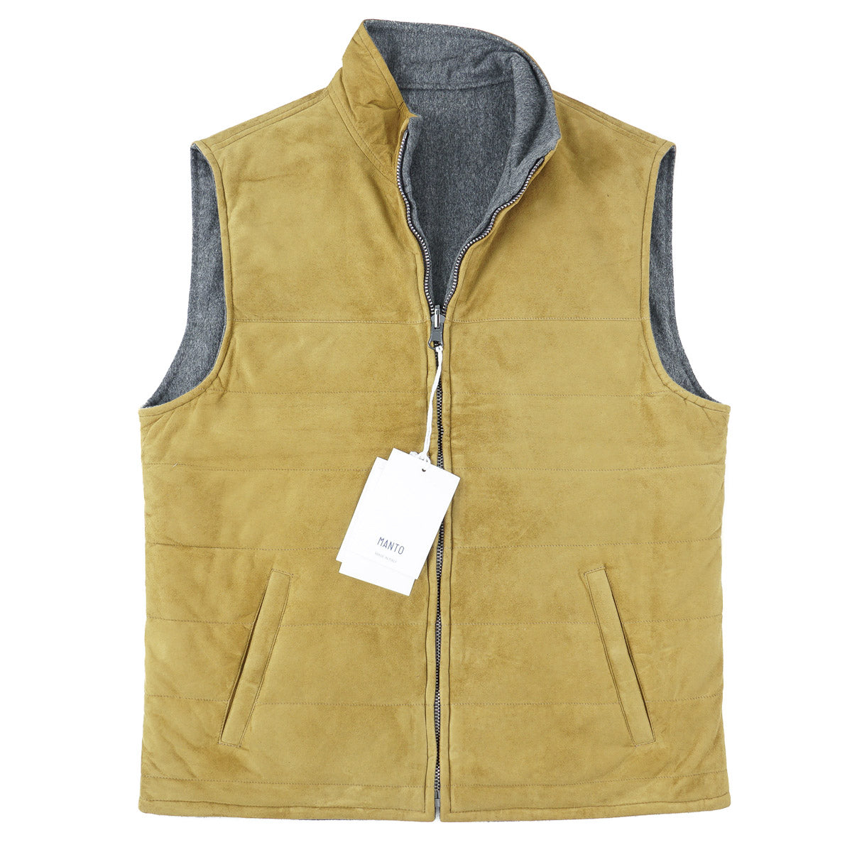 Manto Reversible Lambskin Suede Vest - Top Shelf Apparel