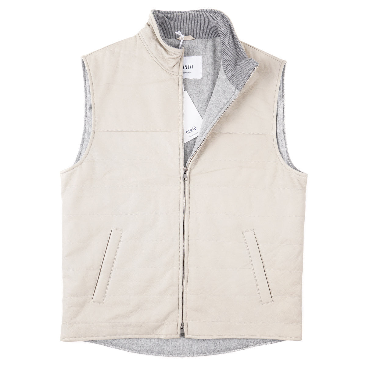 Manto Wool-Lined Deerskin Leather Vest - Top Shelf Apparel