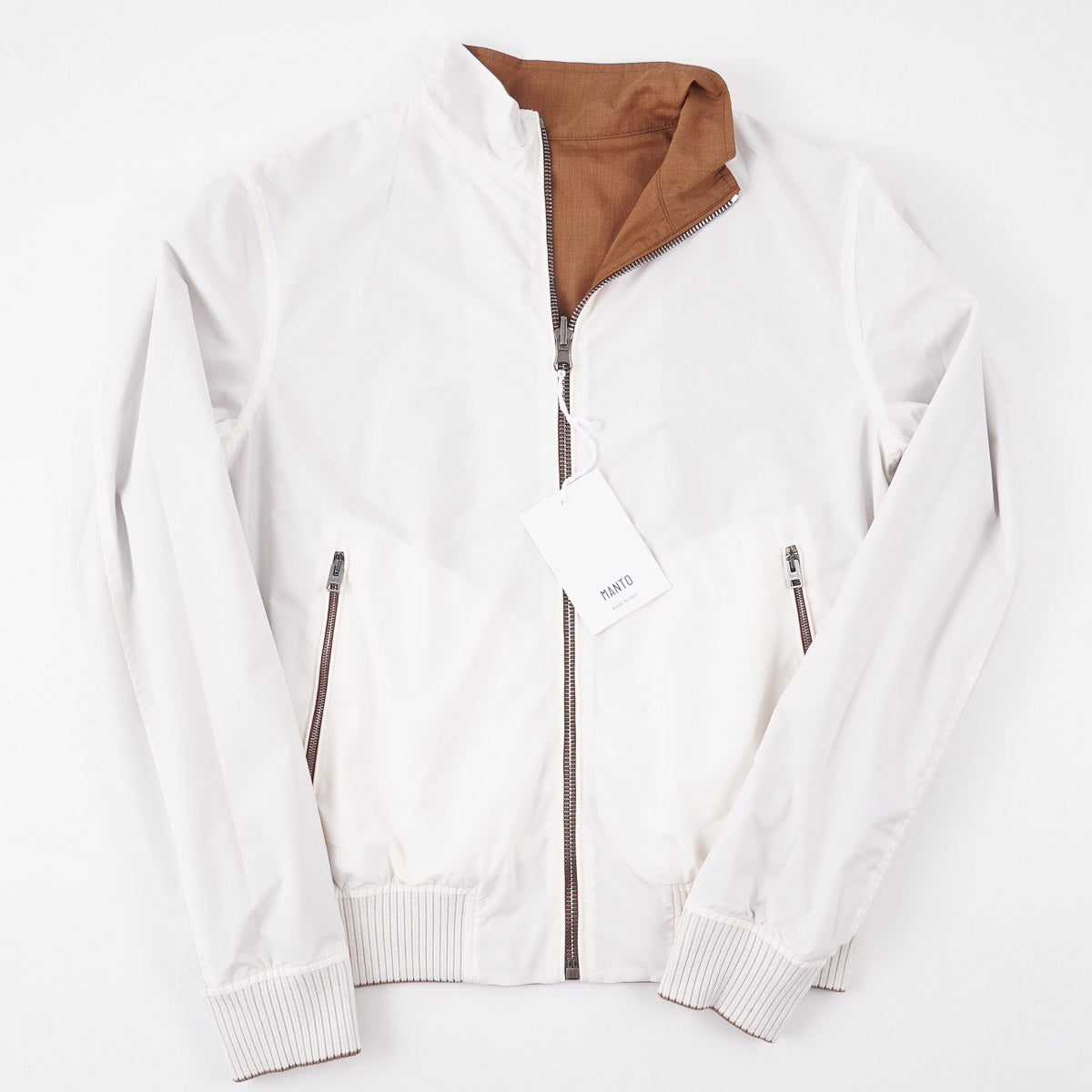 Manto Reversible Wool Windbreaker Jacket - Top Shelf Apparel