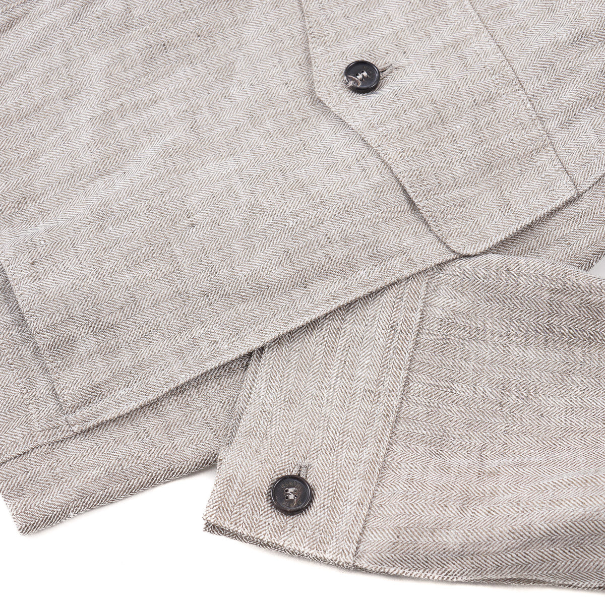 Lightweight Woven Linen Safari Jacket - Top Shelf Apparel