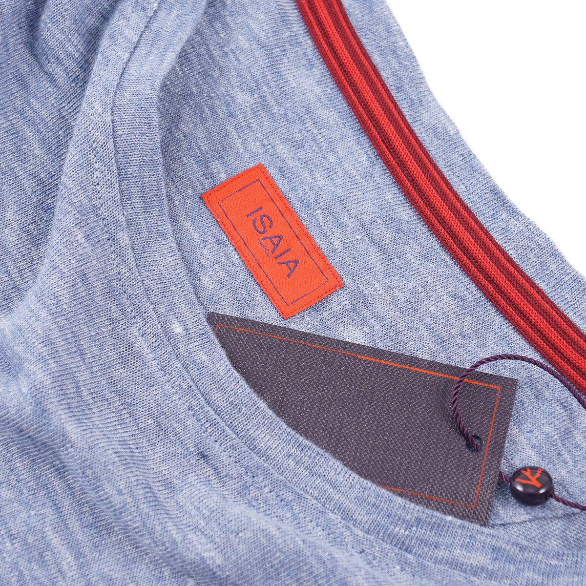 Isaia Lightweight Jersey Linen T-Shirt - Top Shelf Apparel