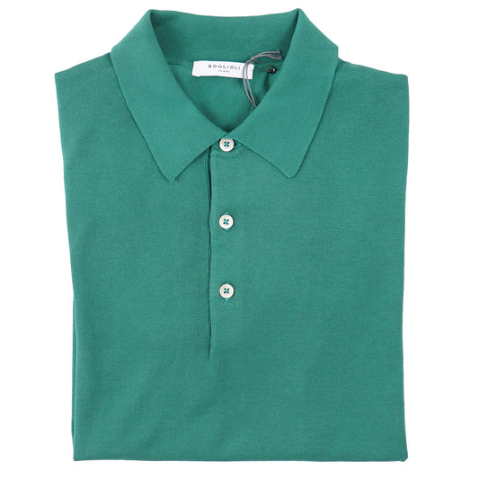 Boglioli Short Sleeve Cotton Polo Sweater - Top Shelf Apparel