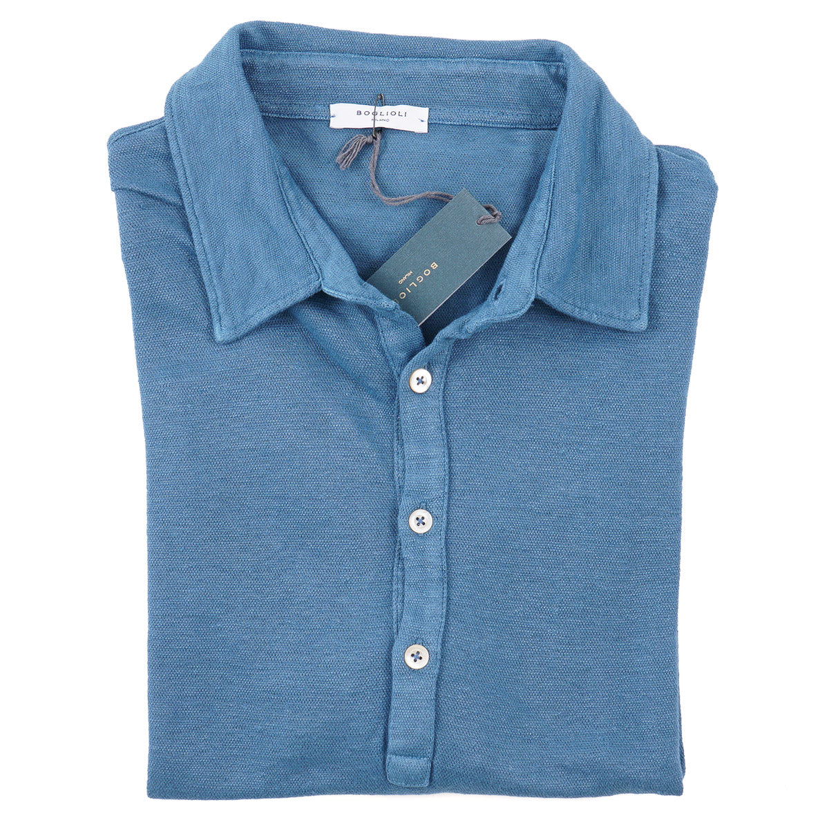 Boglioli Knit Linen Polo Shirt - Top Shelf Apparel