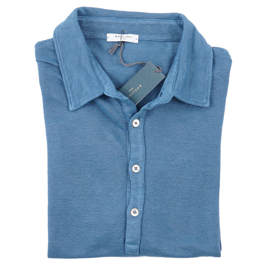 Boglioli Knit Linen Polo Shirt - Top Shelf Apparel