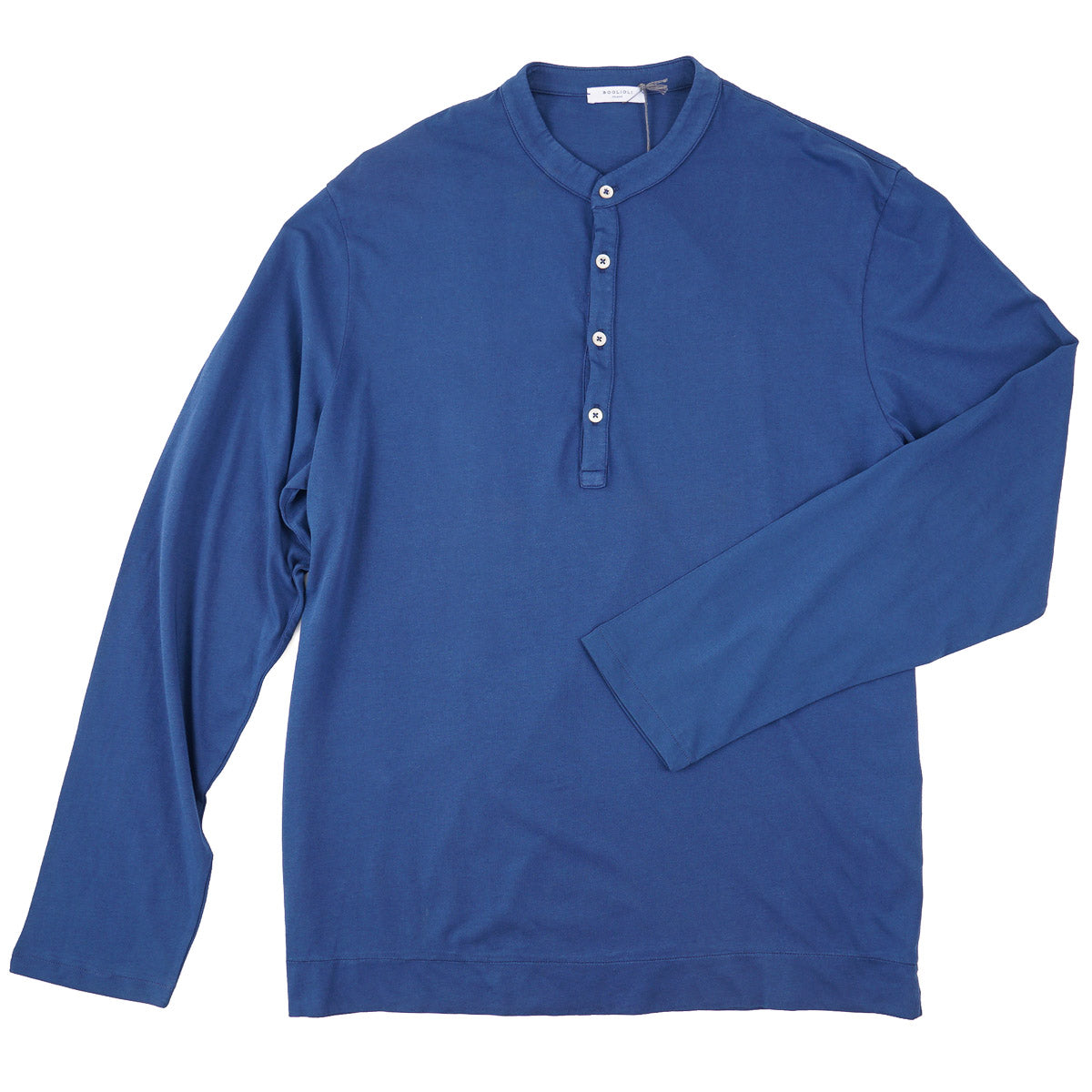 Boglioli Long Sleeve Henley T-Shirt - Top Shelf Apparel