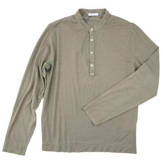 Boglioli Long Sleeve Henley T-Shirt - Top Shelf Apparel