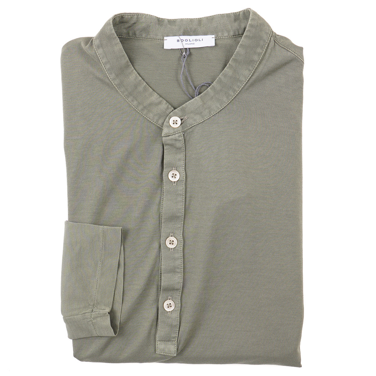 Boglioli Long Sleeve Henley T-Shirt - Top Shelf Apparel