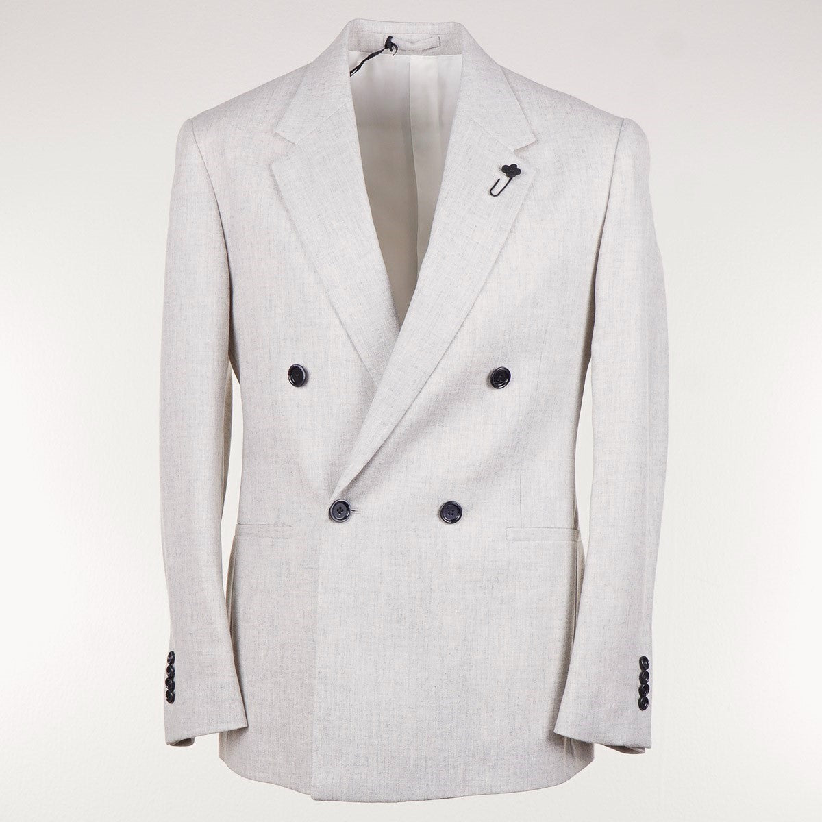 Lardini Flannel Cashmere-Wool Suit - Top Shelf Apparel