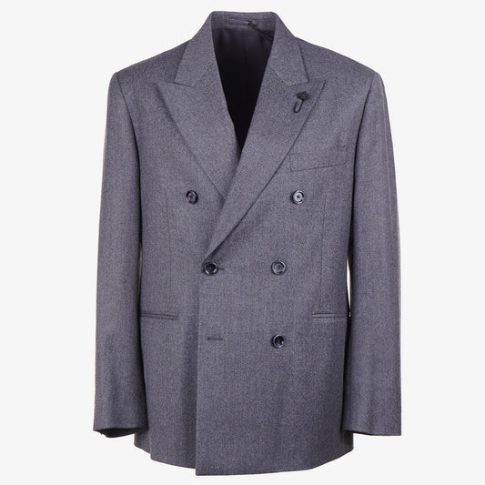 Lardini Flannel Cashmere-Wool Suit - Top Shelf Apparel