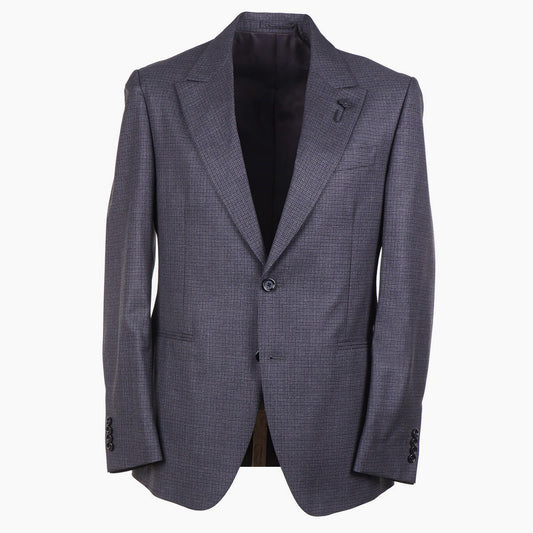 Lardini Wool Suit with Peak Lapels - Top Shelf Apparel