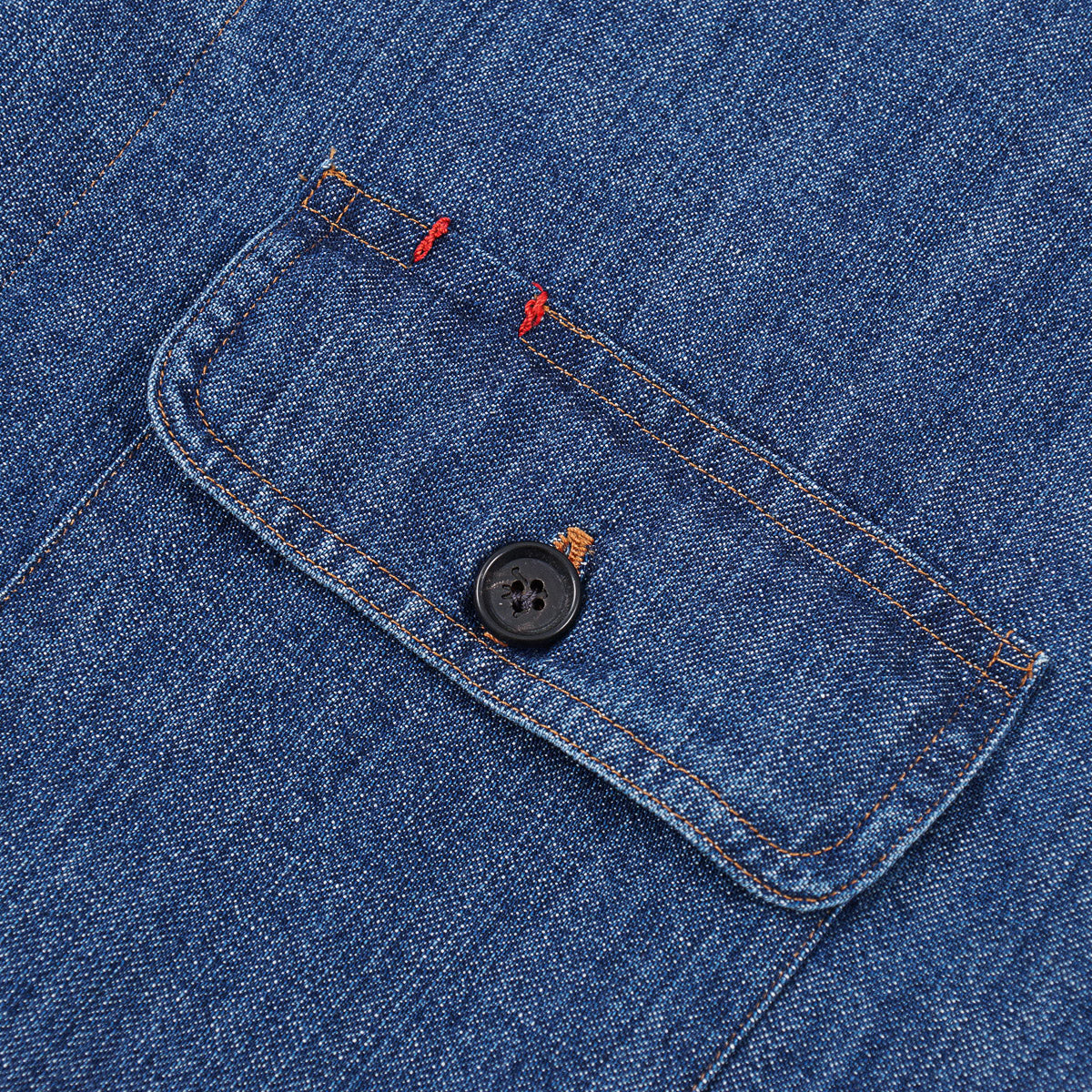 Isaia Denim Cotton Overshirt - Top Shelf Apparel