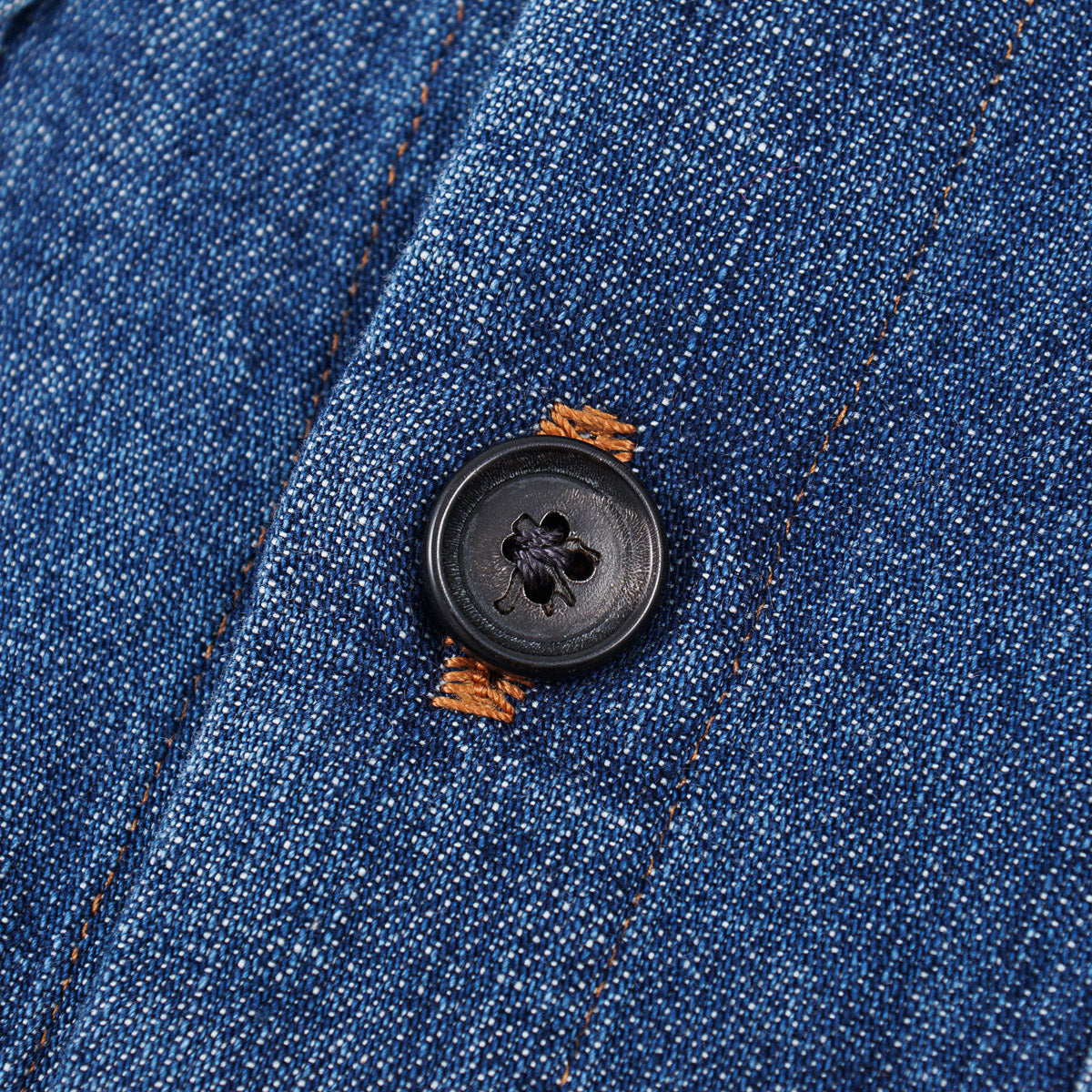 Isaia Denim Cotton Overshirt - Top Shelf Apparel