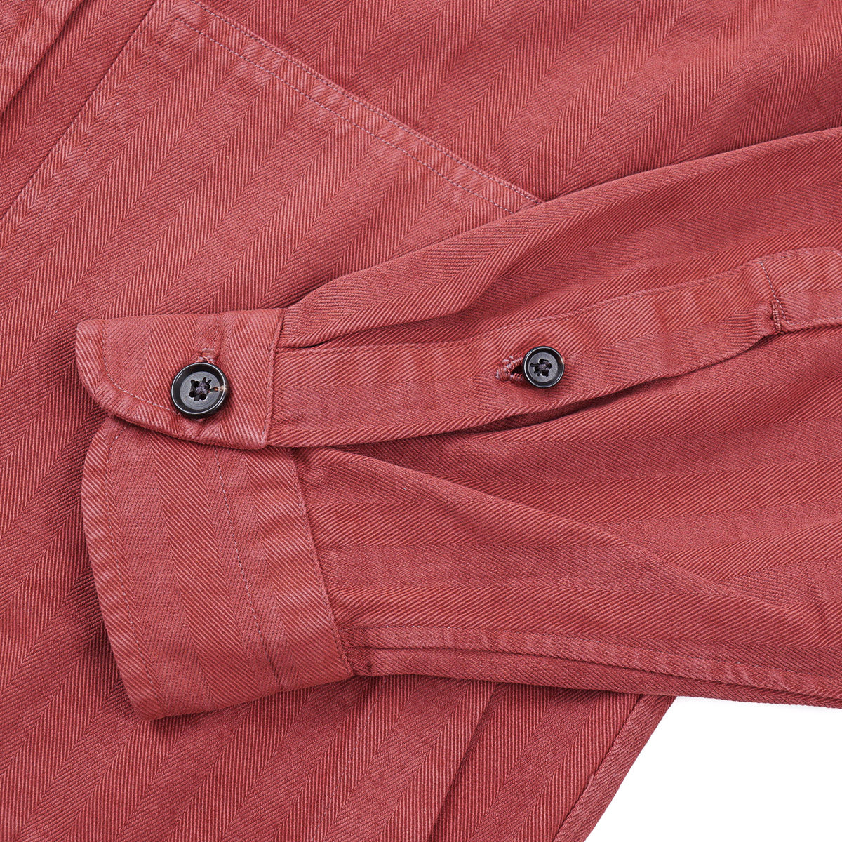 Isaia Herringbone Cotton-Cashmere Overshirt - Top Shelf Apparel