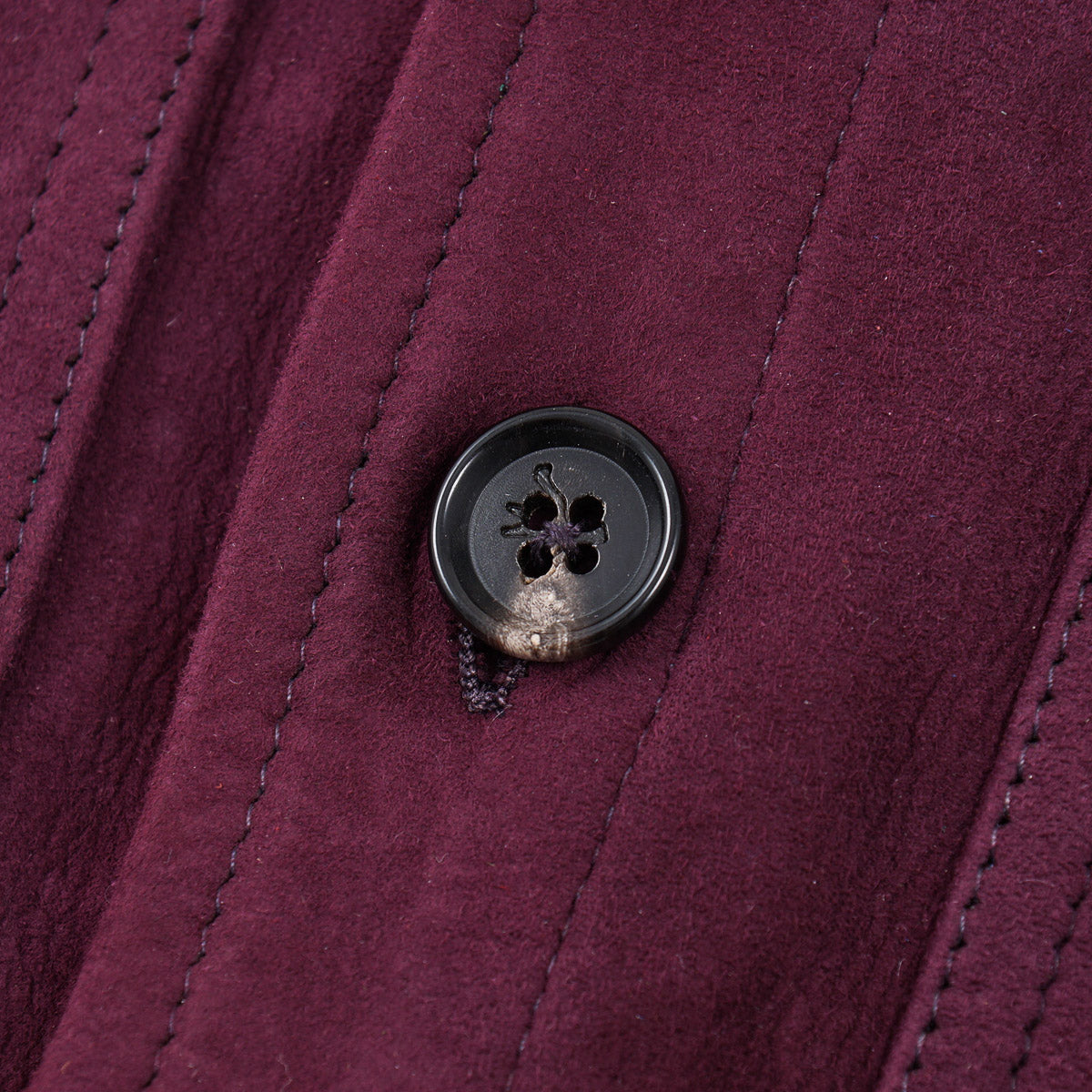 Isaia Lamb Suede Leather Overshirt Jacket - Top Shelf Apparel