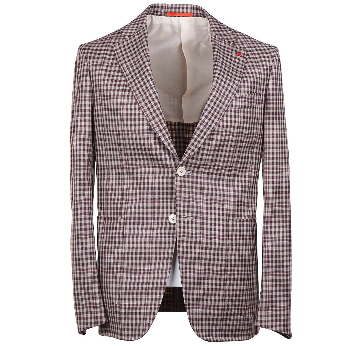 Isaia 'Capri' Woven Wool Sport Coat