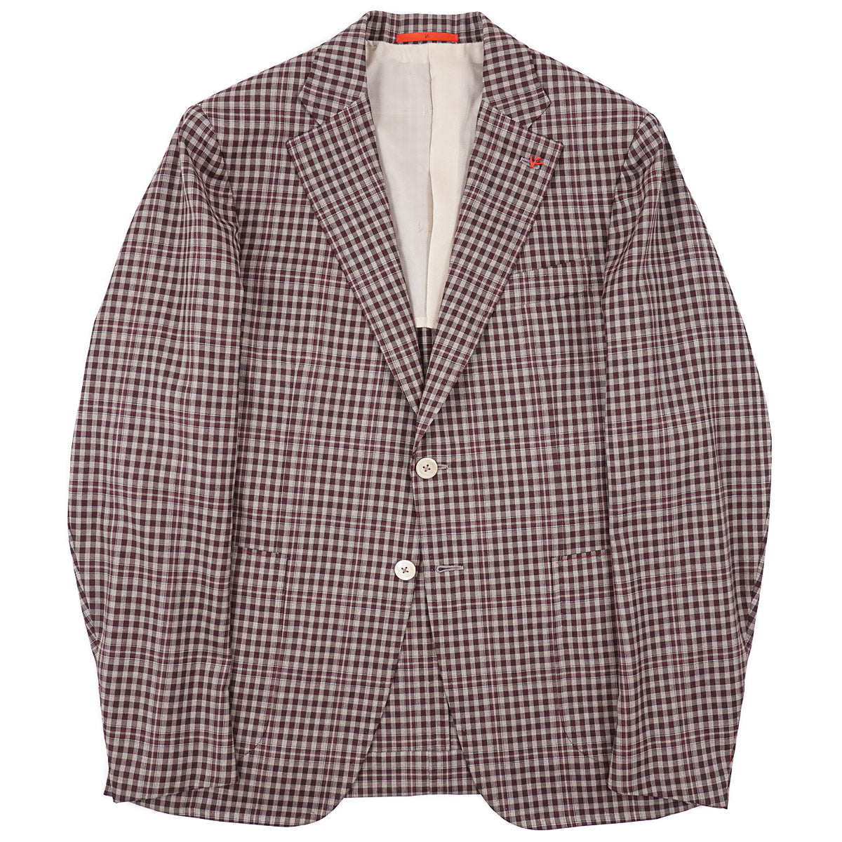 Isaia 'Capri' Woven Wool Sport Coat
