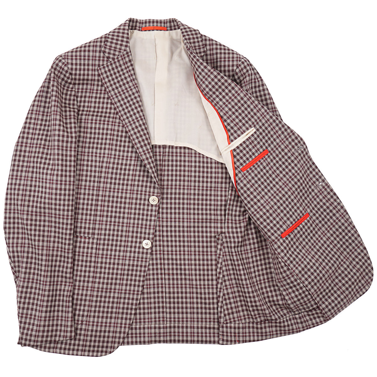 Isaia 'Capri' Woven Wool Sport Coat