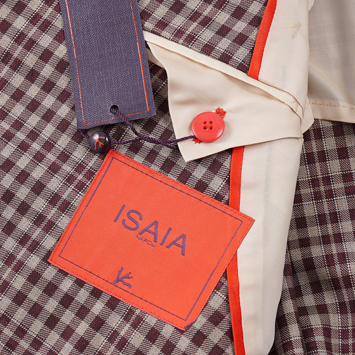 Isaia 'Capri' Woven Wool Sport Coat